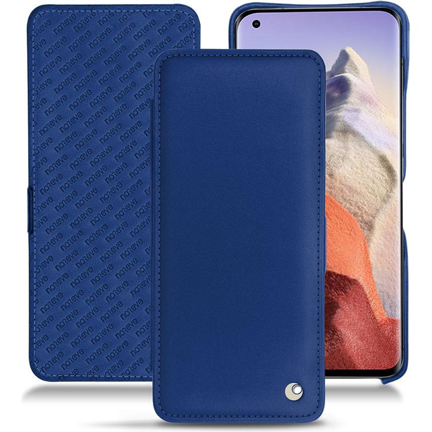 Thumbnail - Noreve Lederschutzhülle horizontal (Xiaomi Mi 11 Ultra), Smartphone Hülle, Blau