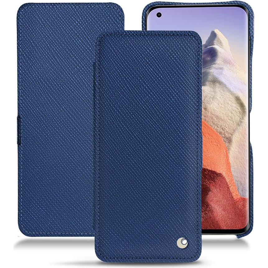 Thumbnail - Noreve Lederschutzhülle horizontal (Xiaomi Mi 11 Ultra), Smartphone Hülle, Blau
