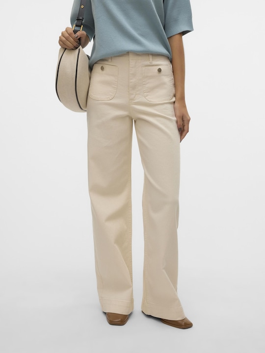 Actual product image Vero Moda VMKAYLA Hohe Taille Weiter Beinschnitt Jeans Weit geschnitten (W26/L32)