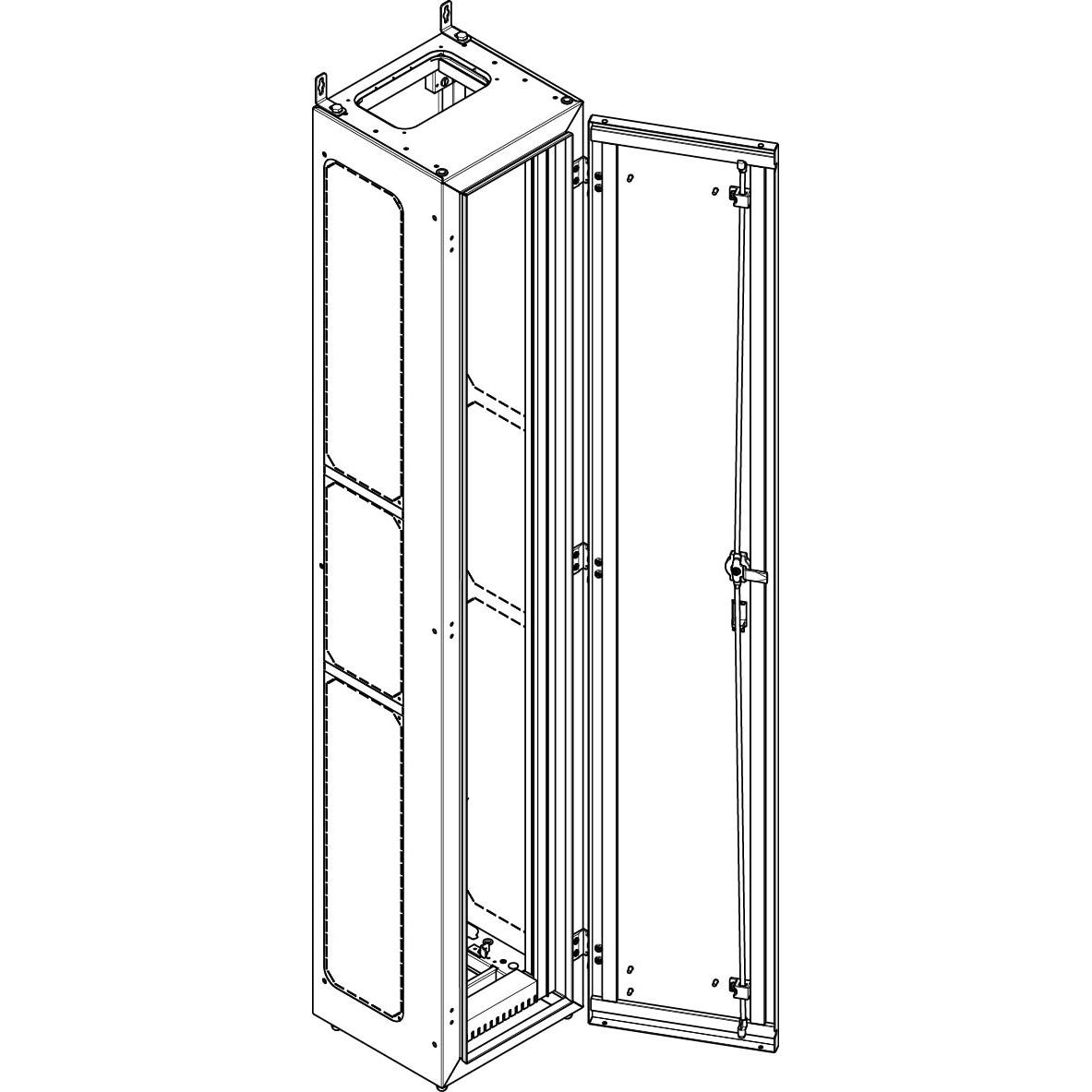 ABN NT112PB, Serverschrank Zubehör, Weiss