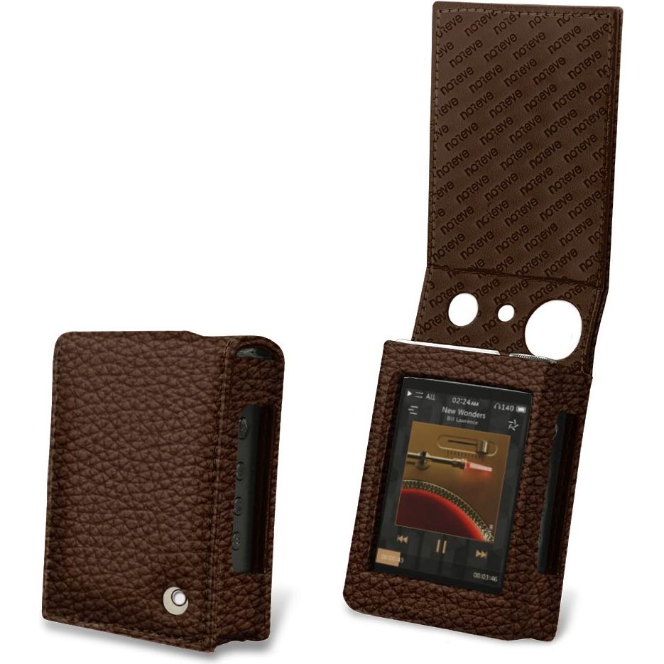 Noreve Lederschutzhülle vertikal, MP3 Tasche + Hülle, Braun