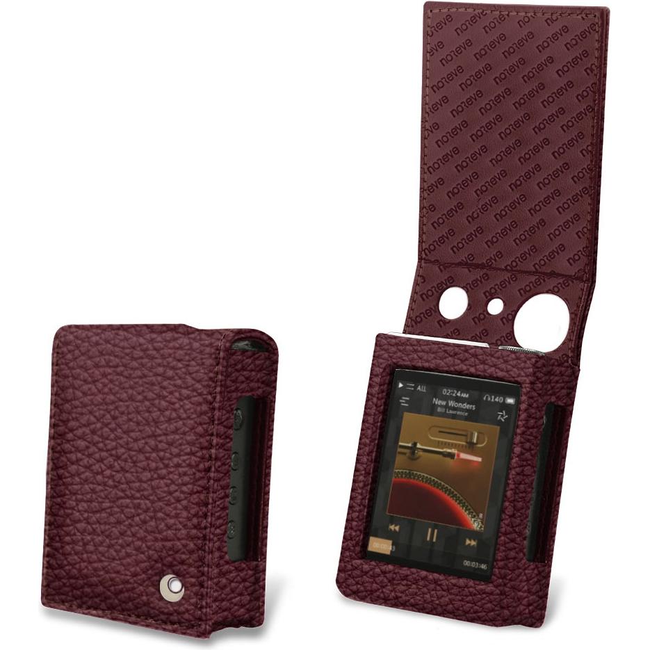 Noreve Lederschutzhülle vertikal, MP3 Tasche + Hülle, Violett