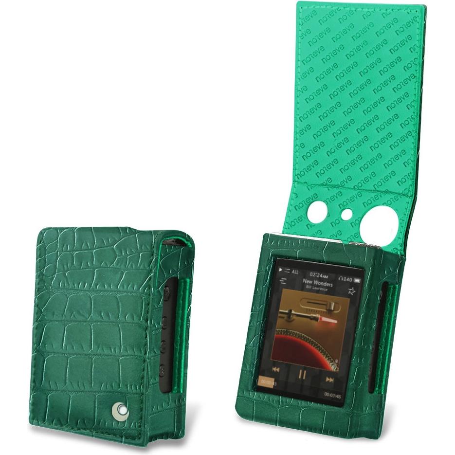 Noreve Lederschutzhülle vertikal, MP3 Tasche + Hülle, Grün