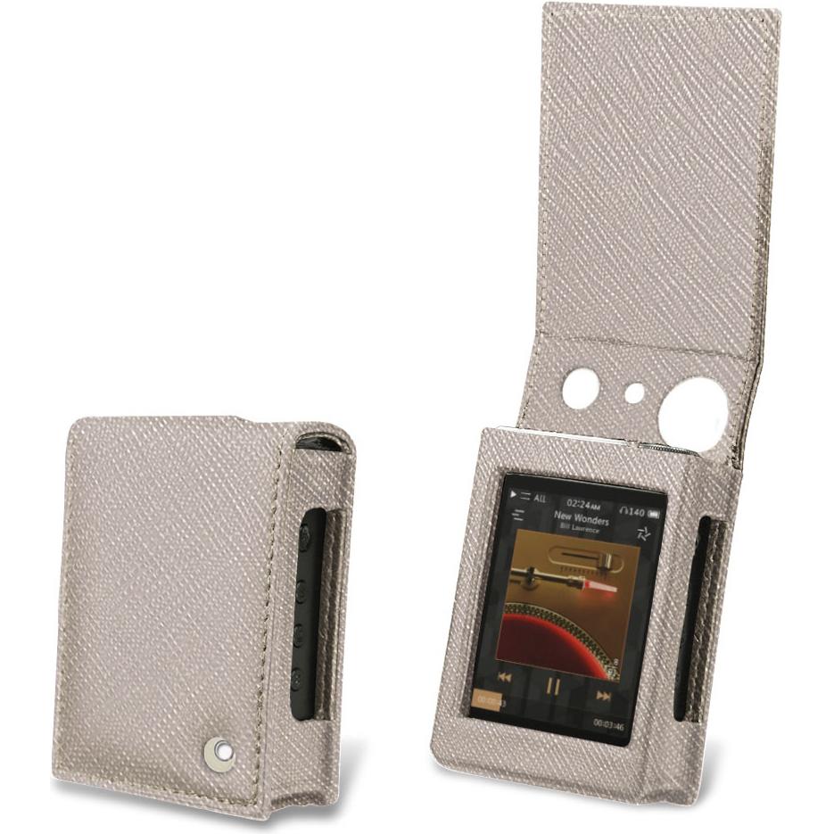Noreve Lederschutzhülle vertikal, MP3 Tasche + Hülle, Beige