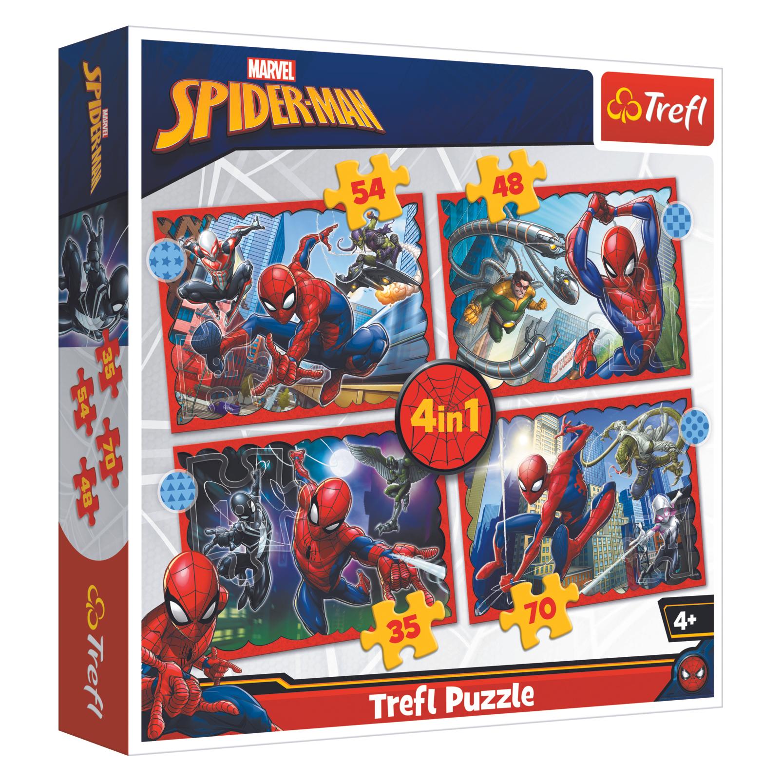 Trefl Puzzle 4In1 Avengers 35,48,54, 70 Pezzi (70 Pezzi)
