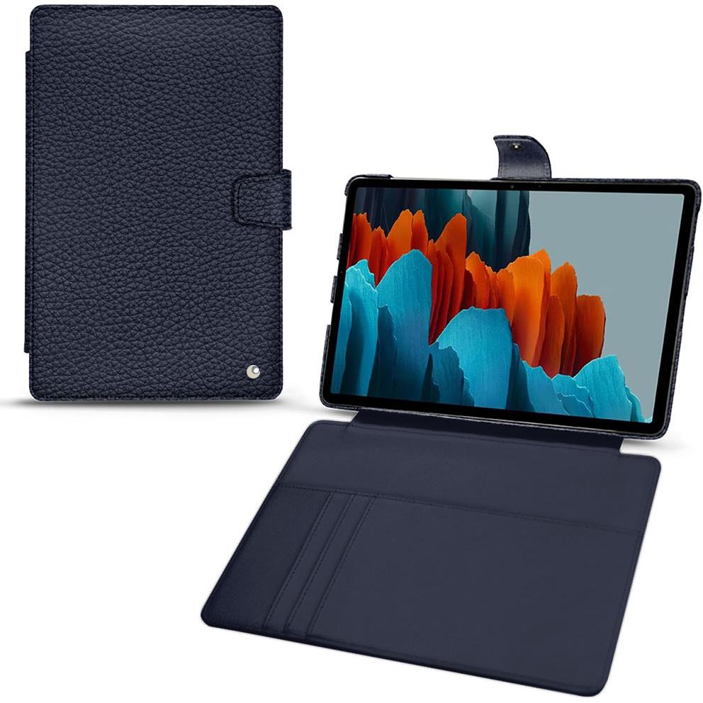 Noreve Lederschutzhülle Wallet (Galaxy Tab S7), Tablet Hülle, Violett