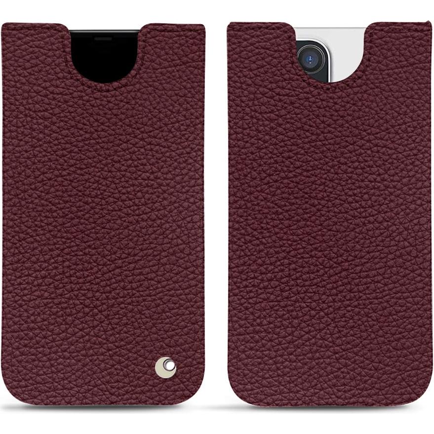 Noreve Lederschutzhülle (Apple iPhone 13 Pro), Smartphone Hülle, Violett