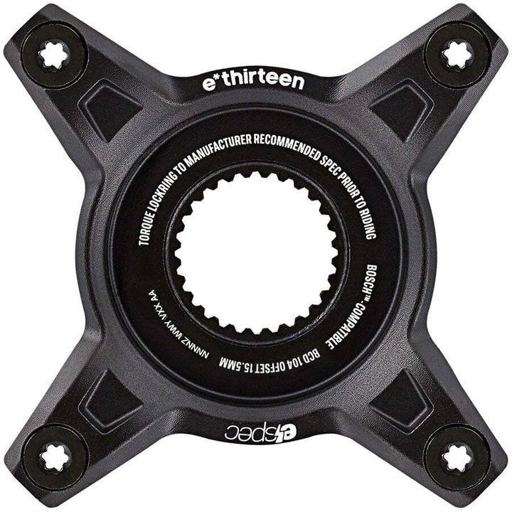 Produktbild e*13 Helix e*spec Direct Mount Adapter, 104 BCD, 55mm Kettenlinie, Bosch Gen4, black