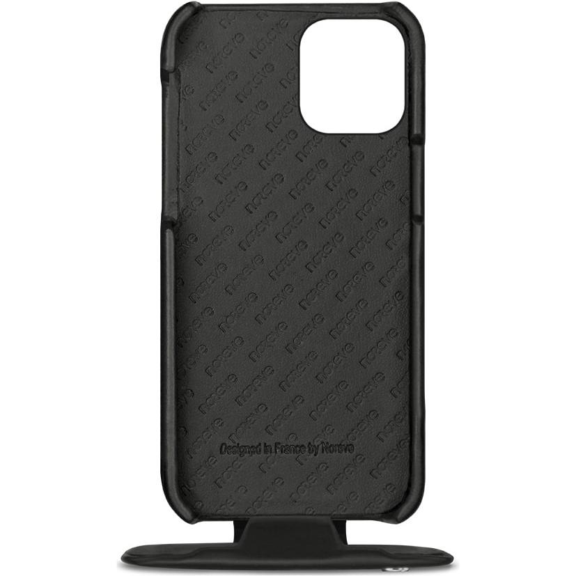 Thumbnail - Noreve Lederschutzhülle vertikal (Apple iPhone 13 Pro Max), Smartphone Hülle, Schwarz