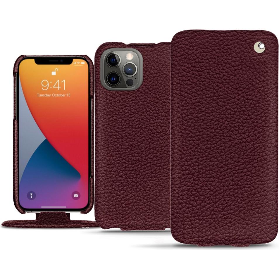 Thumbnail - Noreve Lederschutzhülle vertikal (Apple iPhone 13 Pro Max), Smartphone Hülle, Violett