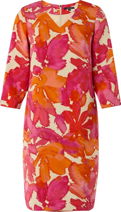 Image du produit Comma Kleid Gemustertes Kleid aus Crêpe (38)