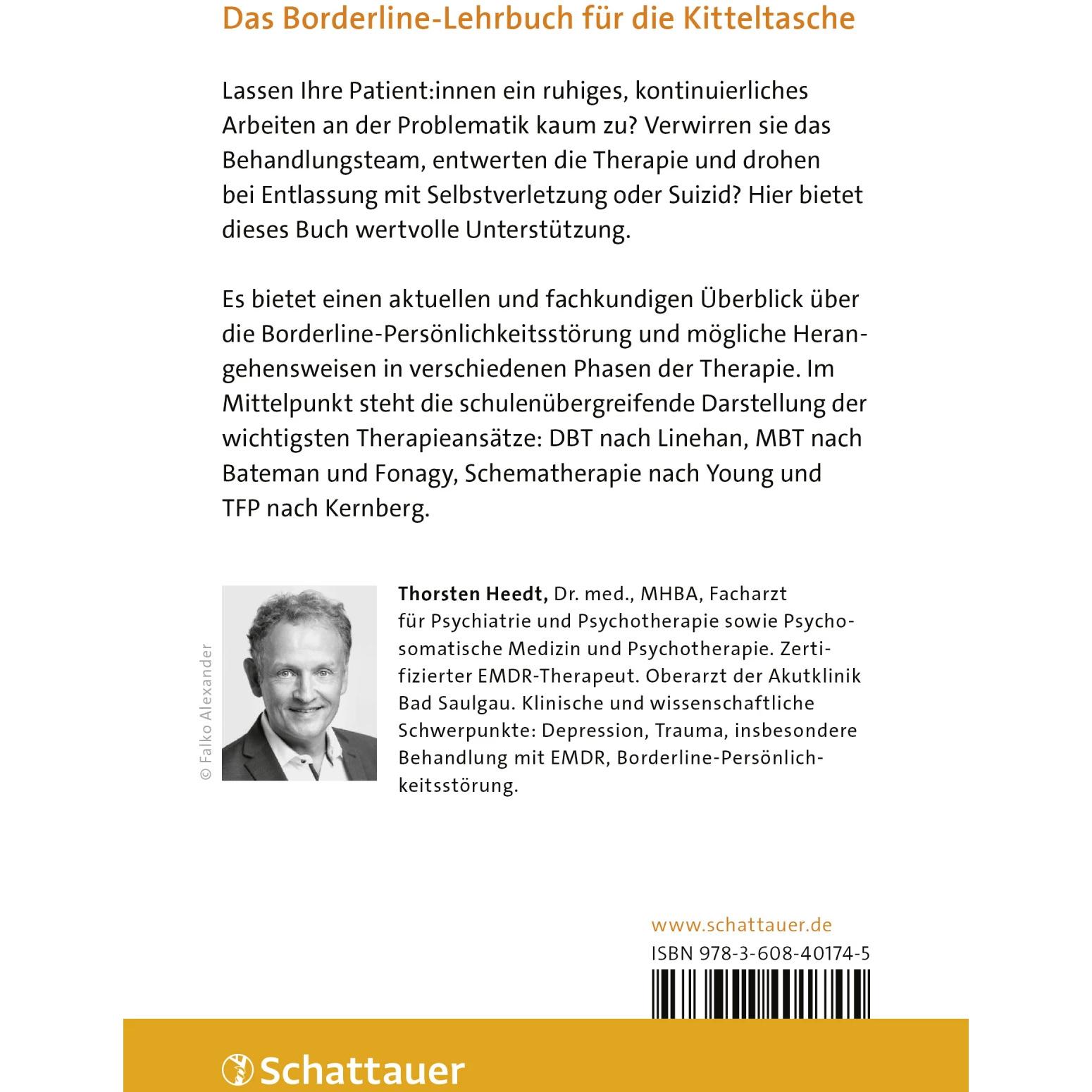 Thumbnail - Borderline-Persönlichkeitsstörung (griffbereit), Fachbücher von Thorsten Heedt