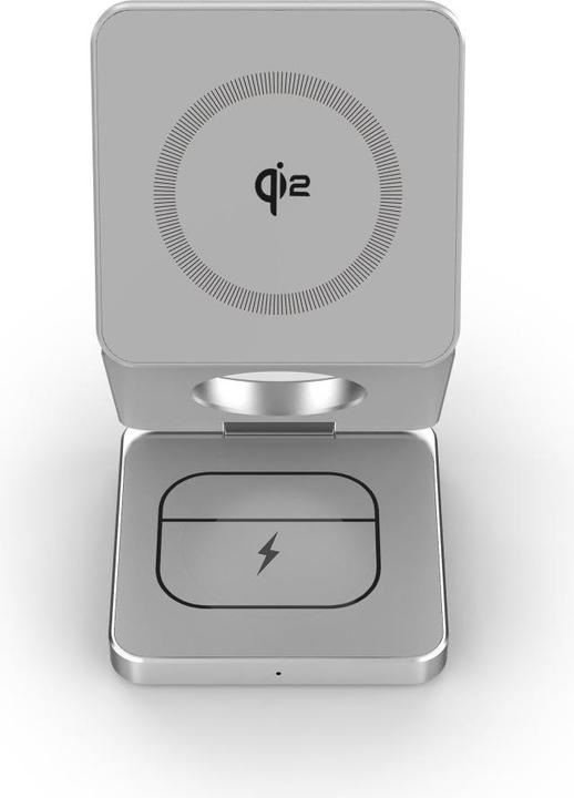 Actual product image Misura MH08 Pro - 3-in-1 Foldable Qi2 Wireless Charger - BLACK