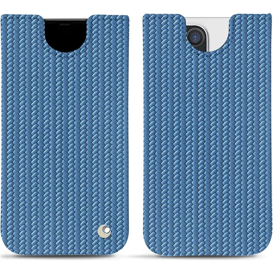 Thumbnail - Noreve Lederschutzhülle (Apple iPhone 13 Pro Max), Smartphone Hülle, Blau