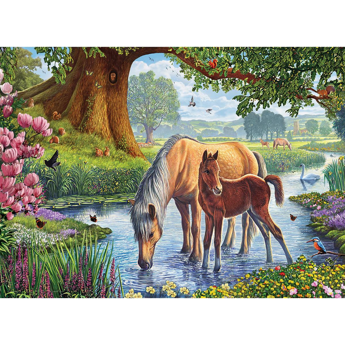 Thumbnail - Eurographics Fell Ponies von Steve Crisp (1000 Teile)