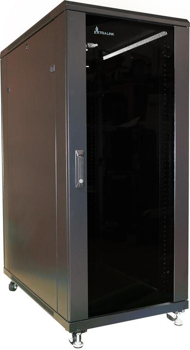 Produktbild Extralink 27U 800mm floor cabinet black (27 HE, 19 Zoll Rack)