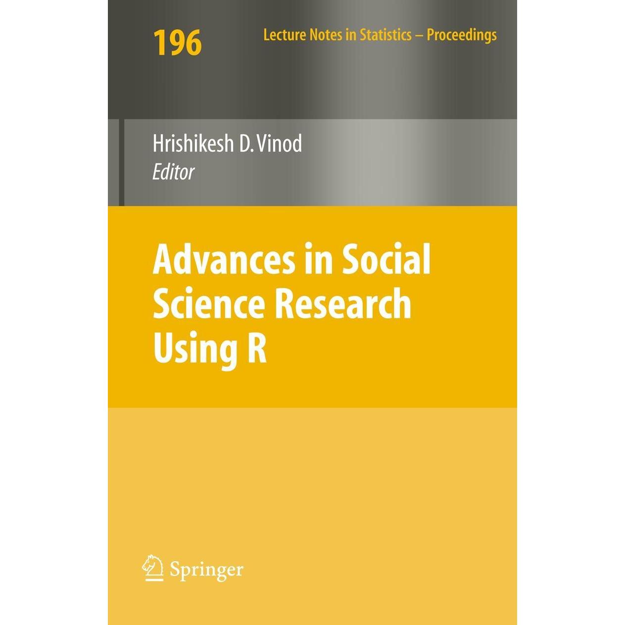 Advances in Social Science Research Using R, Fachbücher