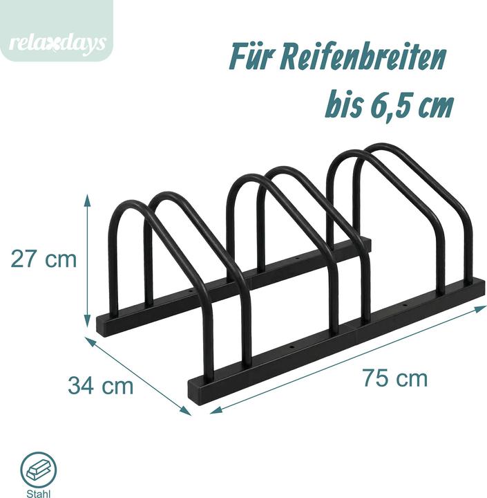 Image du produit Relaxdays support vélo