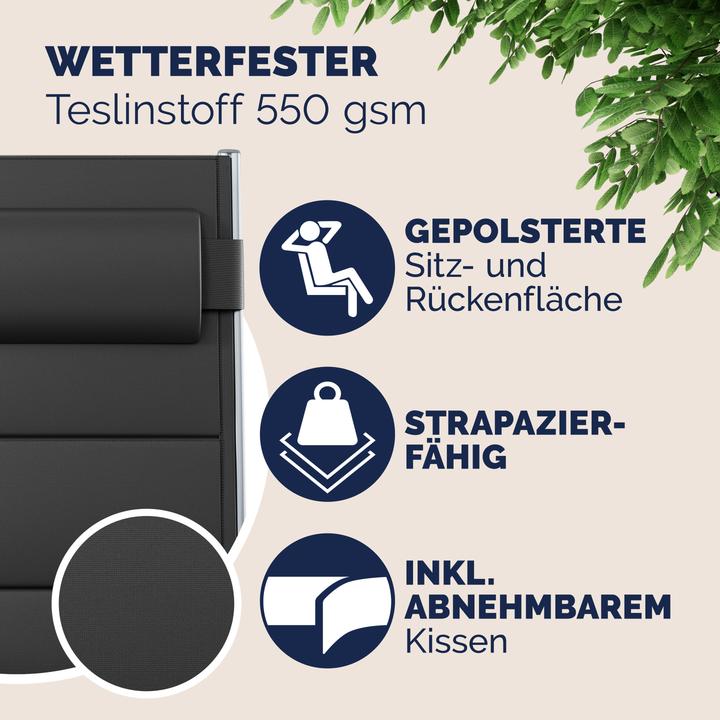 Image du produit Casaria Chaises dossier haut