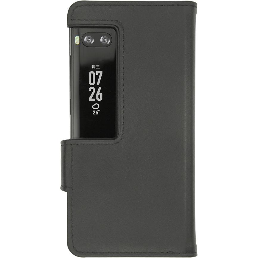 Thumbnail - Noreve Lederschutzhülle Wallet (Meizu Pro 7 Plus), Smartphone Hülle, Grau