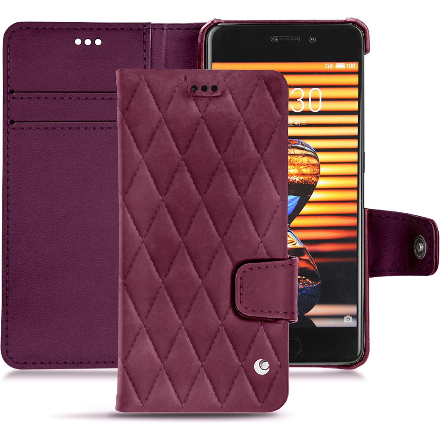 Thumbnail - Noreve Lederschutzhülle Wallet (Meizu Pro 7 Plus), Smartphone Hülle, Violett