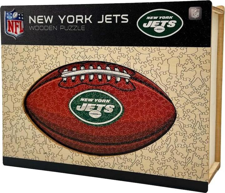 Produktbild Iconic NFL - New York Jets – Football mit Logo - Holz Puzzle Grösse M (270 Teile) (270 Teile)