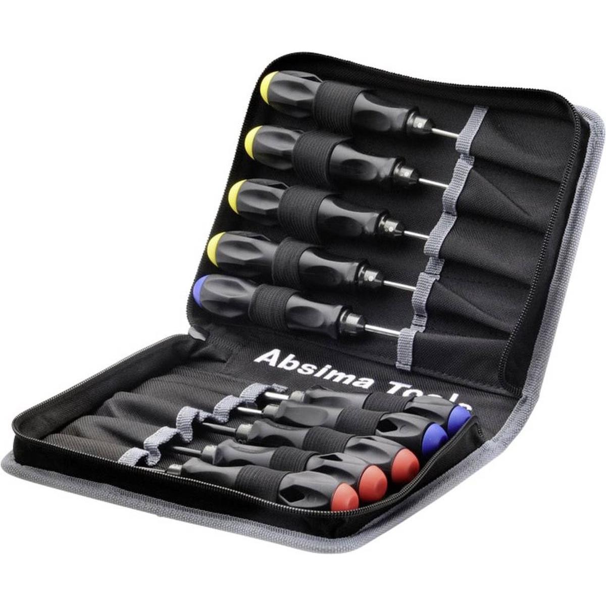 Absima Set di borse portautensili con 10 utensili