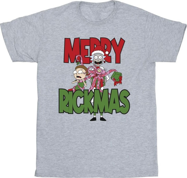 Immagine prodotto Rick And Morty Merry Rickmas Maglietta Uomo (5XL)