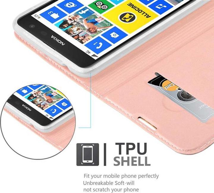 Actual product image Cadorabo Book Classy Style Cover (Nokia Lumia 625)