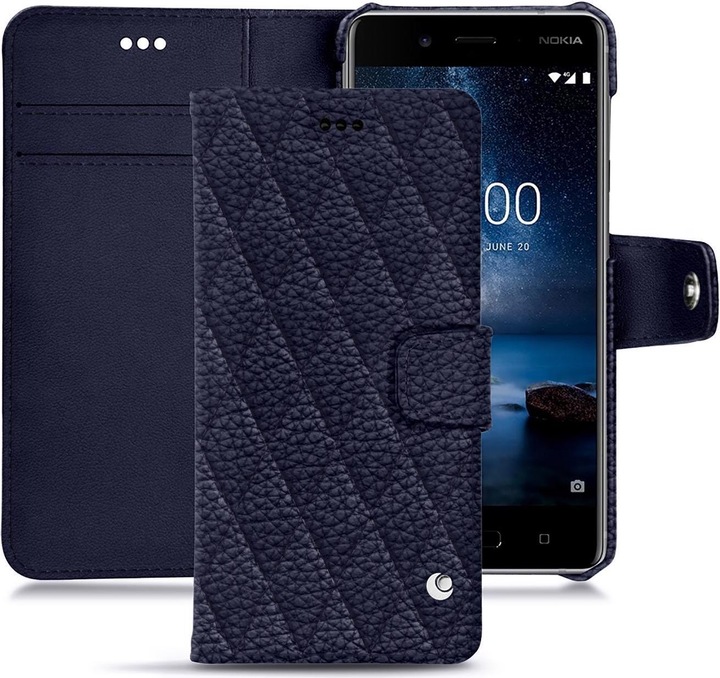 Noreve Lederschutzhülle Wallet (Nokia 8)