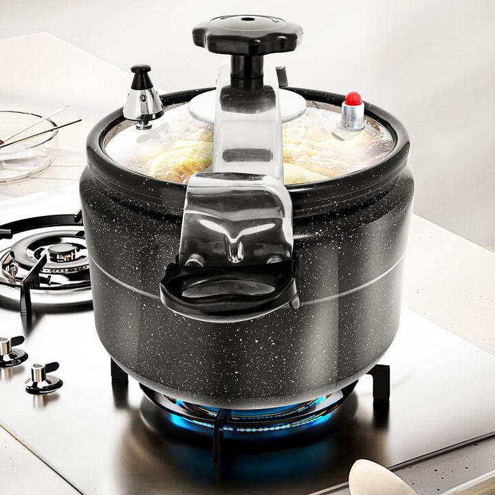 Produktbild Universal Textiles Schnellkochtopf (Bräter + Schmortopf, Aluminium, 26 x 25 cm)