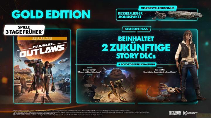 Image du produit Ubisoft Star Wars Outlaws - Gold Edition (Xbox Series X, DE)