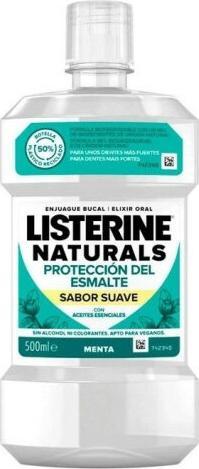 Produktbild Listerine NATURALS enjuague bucal reparador esmalte 500 ml (500 ml, Mundspülung)