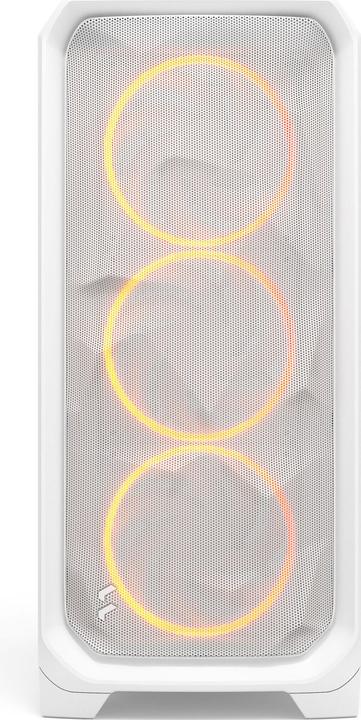 Produktbild Fractal Case Meshify 3 White RGB TG Clear Tint (ATX, Mini-ITX, mATX, E-ATX)