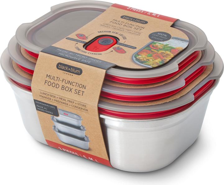 Black + Blum STEEL FOOD BOX - Set