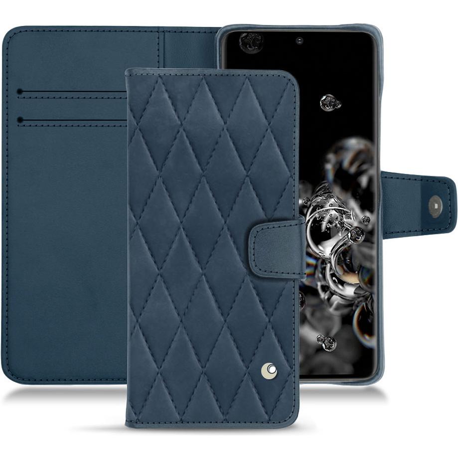 Thumbnail - Noreve Lederschutzhülle Wallet (Samsung Galaxy S20 Ultra 5G), Smartphone Hülle, Blau