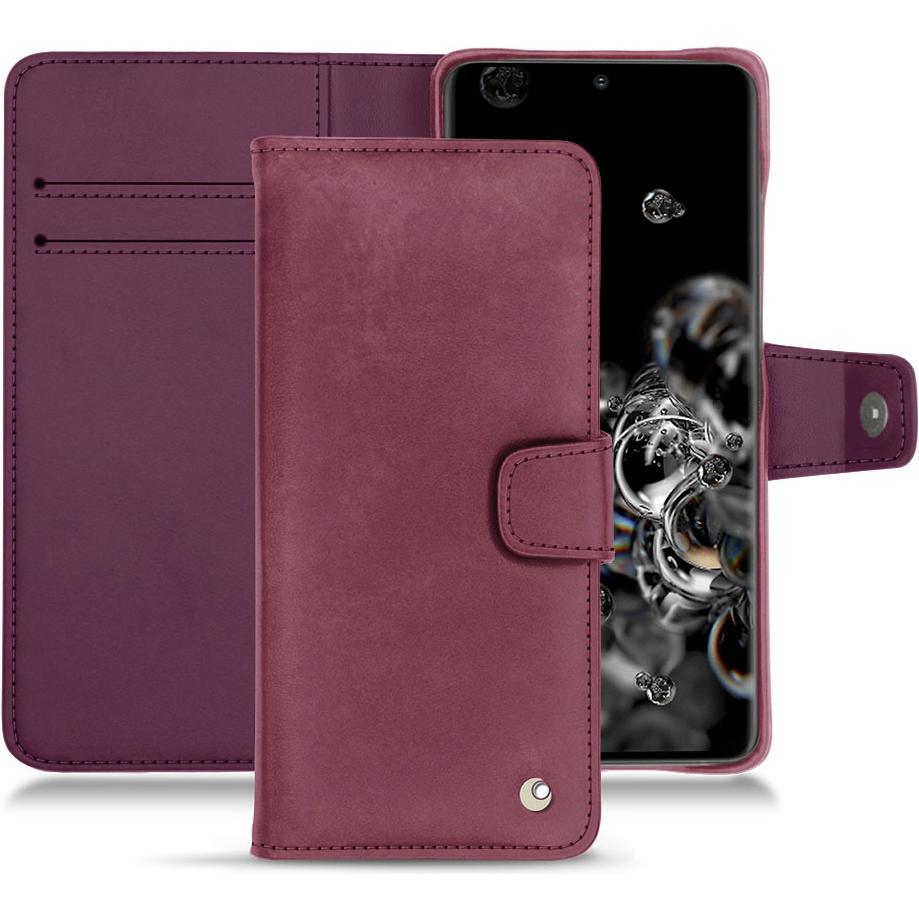 Thumbnail - Noreve Lederschutzhülle Wallet (Samsung Galaxy S20 Ultra 5G), Smartphone Hülle, Violett