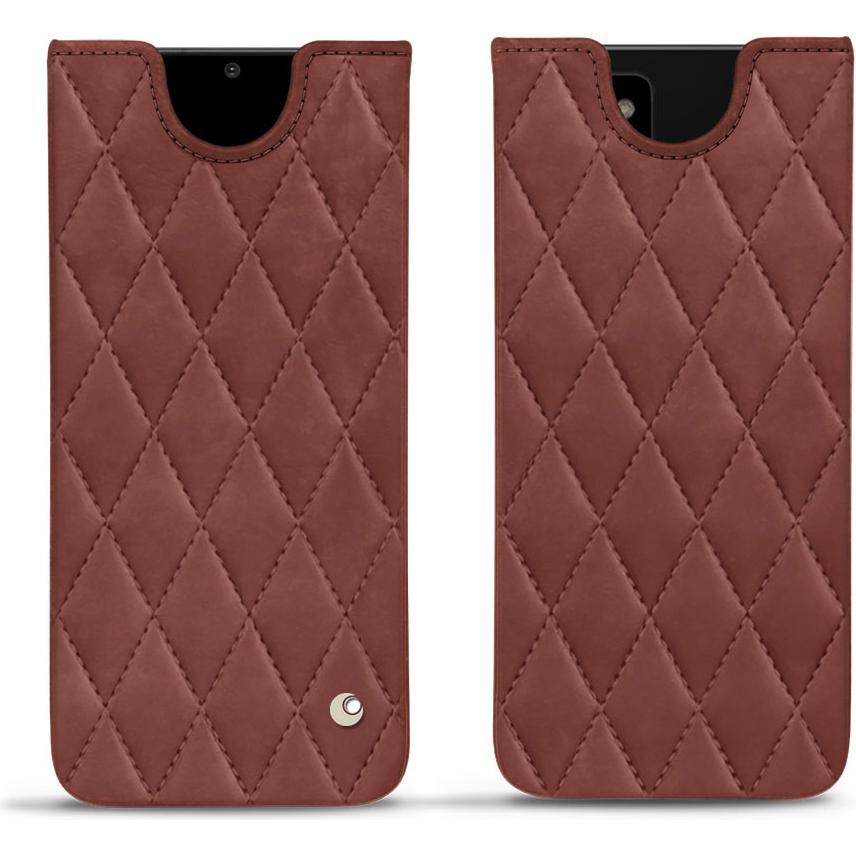Noreve Lederschutzhülle (Samsung Galaxy Note 20 Ultra), Smartphone Hülle, Rot