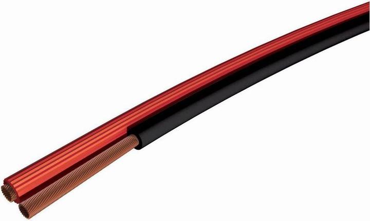 Produktbild RS PRO Loudspeaker cable 2x0.75mm red/black (100 m, 0.75 mm²)