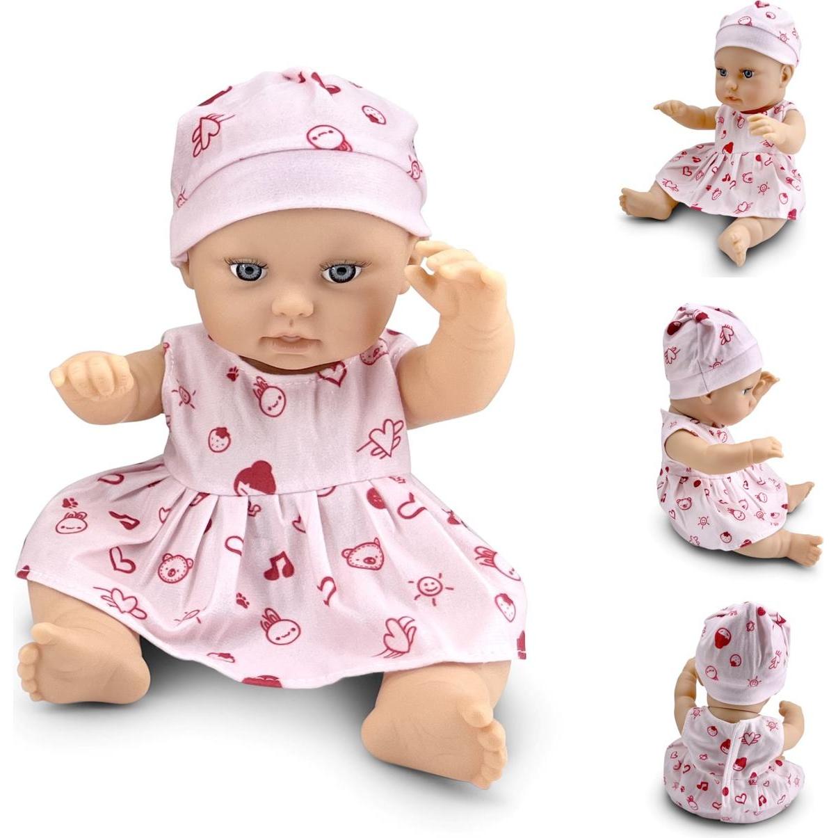 Moni Kinderpuppe Bear und Baby 30 cm