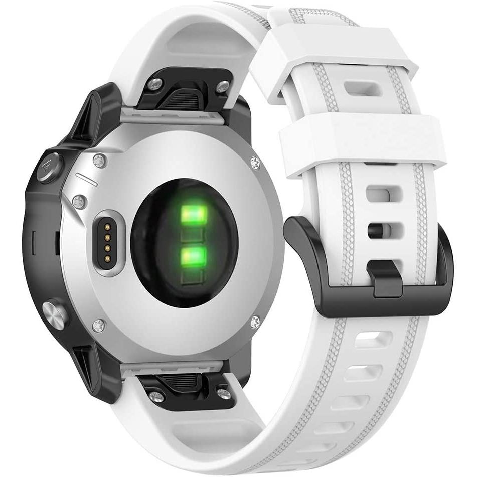 Thumbnail - Strap-it Silikonarmband (20 mm, Silikon), Uhrenarmband, Weiss