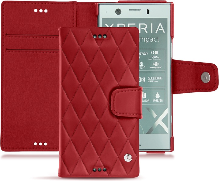 Noreve Lederschutzhülle Wallet (Sony Xperia XZ1 Compact)