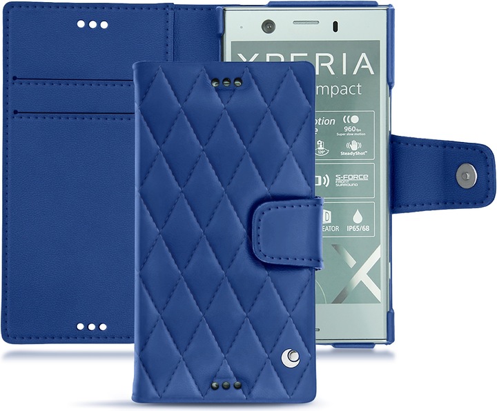 Bleu océan - Couture ( Nappa - Pantone #15458a)
