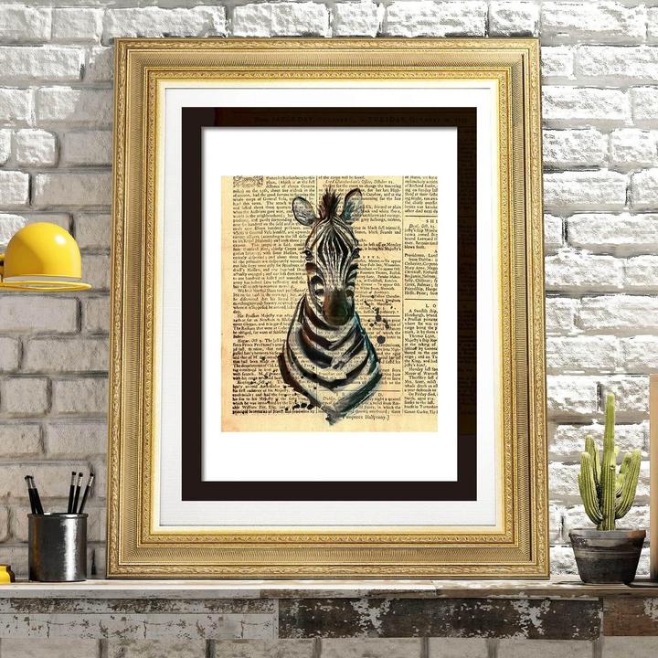 Image du produit Walplus zèbre (30 x 40 cm)