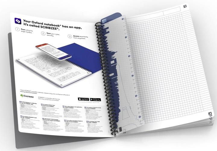 Produktbild Oxford Spiralbuch MyColours (A5, Kariert, Weicher Einband)