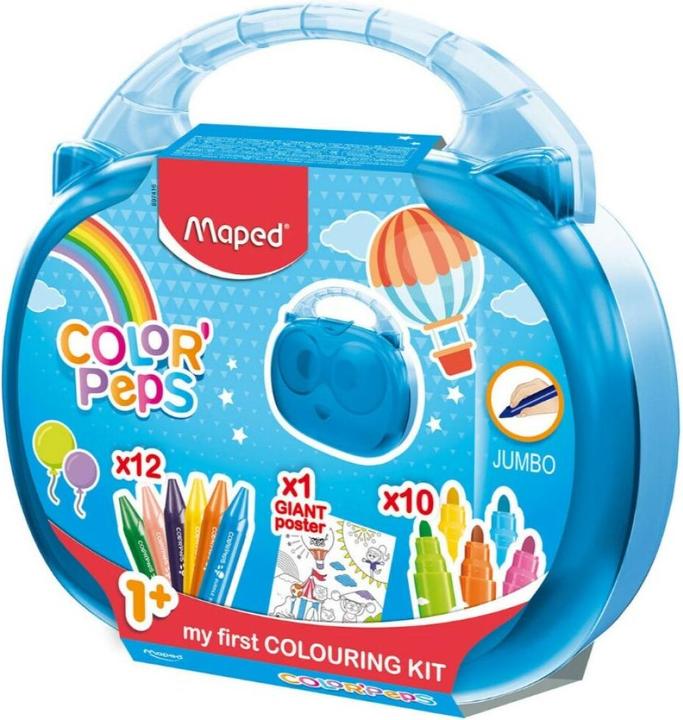 Actual product image Maped Colouring set Color Peps Kids plastic box, assorted