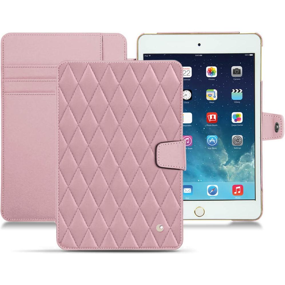Noreve Lederschutzhülle Wallet (iPad Mini 5), Tablet Hülle, Rosa