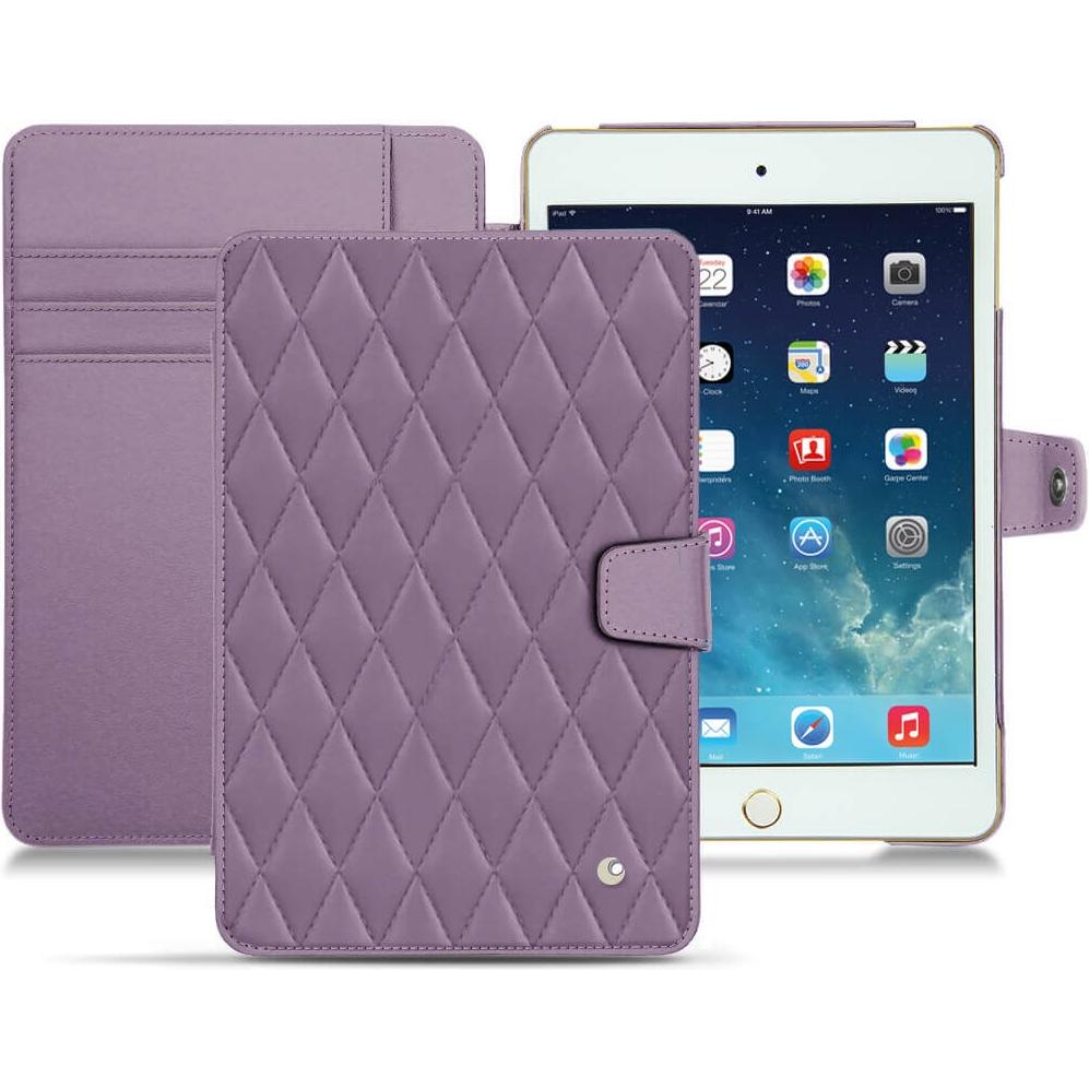 Noreve Lederschutzhülle Wallet (iPad Mini 5), Tablet Hülle, Violett