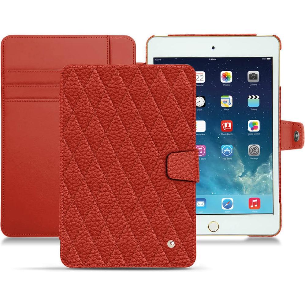 Noreve Lederschutzhülle Wallet (iPad Mini 5), Tablet Hülle, Orange
