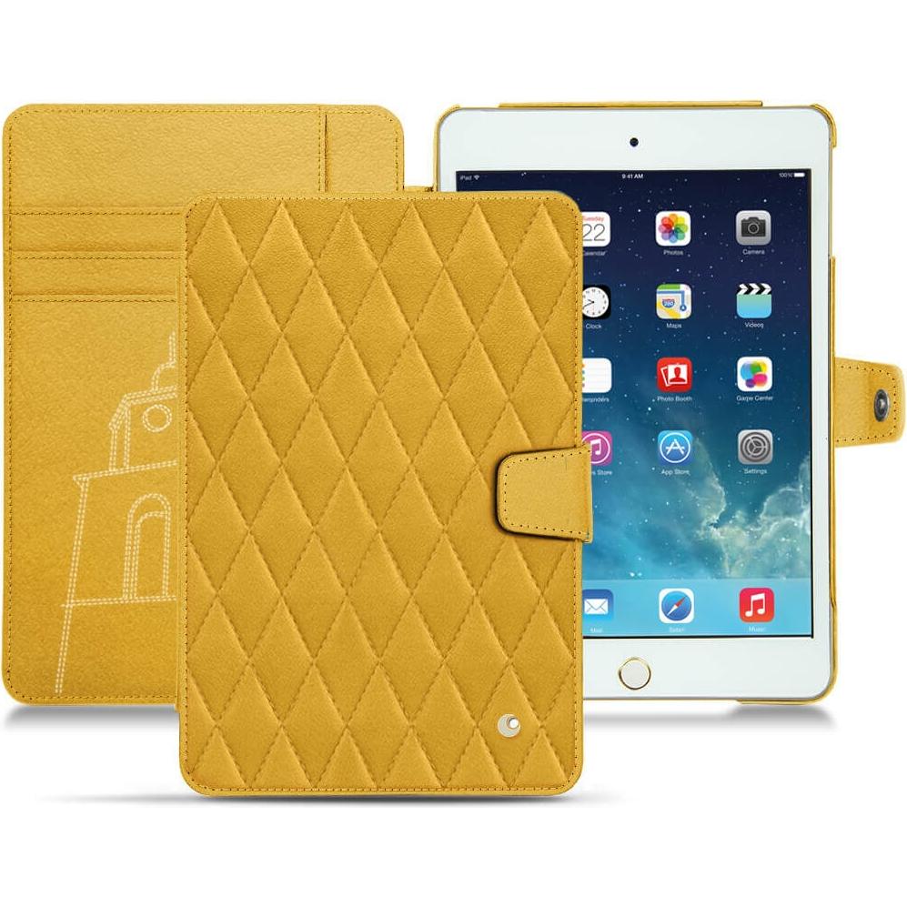 Noreve Lederschutzhülle Wallet (iPad Mini 5), Tablet Hülle, Orange